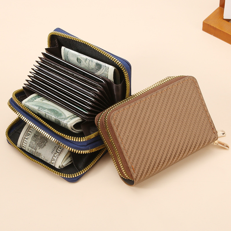 PU nahast kaarditasku, unisex, linna minimalistliku stiiliga, veekindel