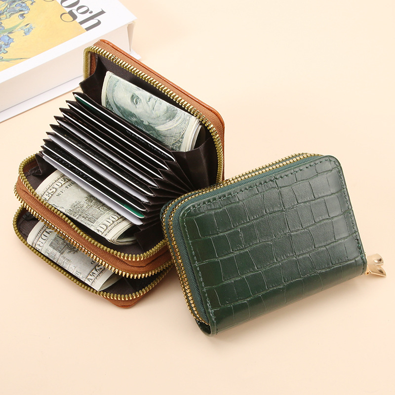 PU nahast kaarditasku, unisex, linna minimalistliku stiiliga, veekindel