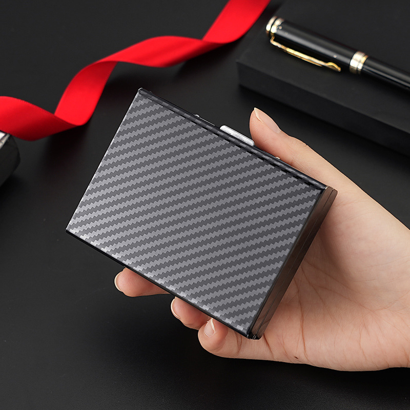 Roostevabast terasest kaardikandja juhiluba, pangakaart, isikutunnistus ja liikmekaart — vargusevastane kaitse, demagnetiseerimise vastane, ultra kerge, PU vooder, universaalne