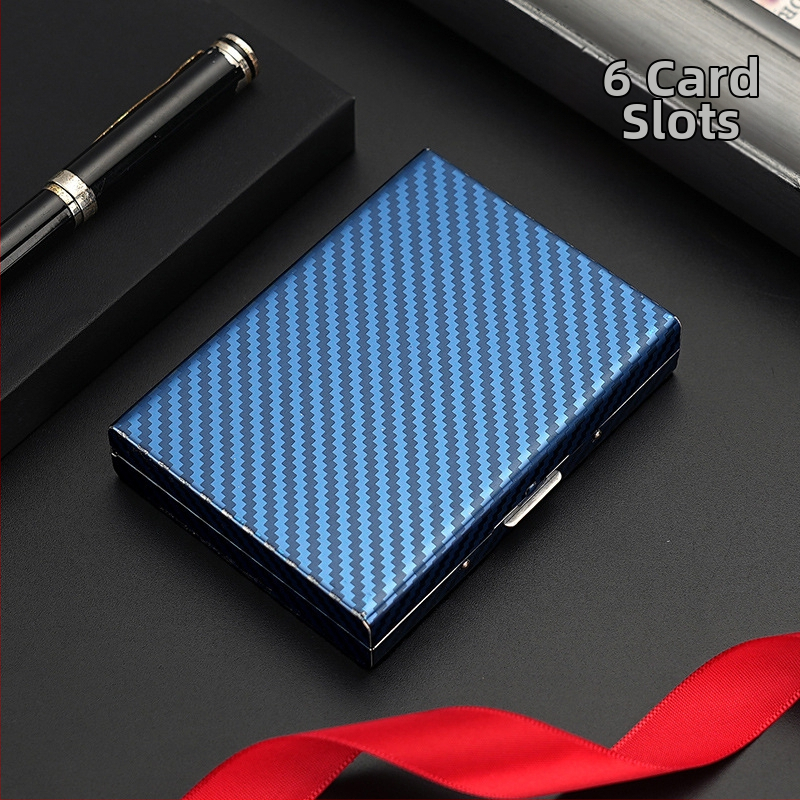 Roostevabast terasest kaardikandja juhiluba, pangakaart, isikutunnistus ja liikmekaart — vargusevastane kaitse, demagnetiseerimise vastane, ultra kerge, PU vooder, universaalne