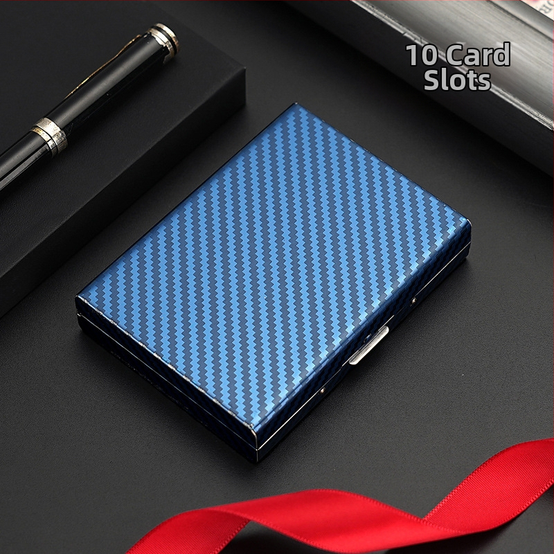 Roostevabast terasest kaardikandja juhiluba, pangakaart, isikutunnistus ja liikmekaart — vargusevastane kaitse, demagnetiseerimise vastane, ultra kerge, PU vooder, universaalne