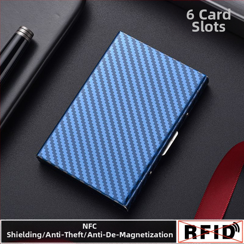 Roostevabast terasest kaardikandja juhiluba, pangakaart, isikutunnistus ja liikmekaart — vargusevastane kaitse, demagnetiseerimise vastane, ultra kerge, PU vooder, universaalne