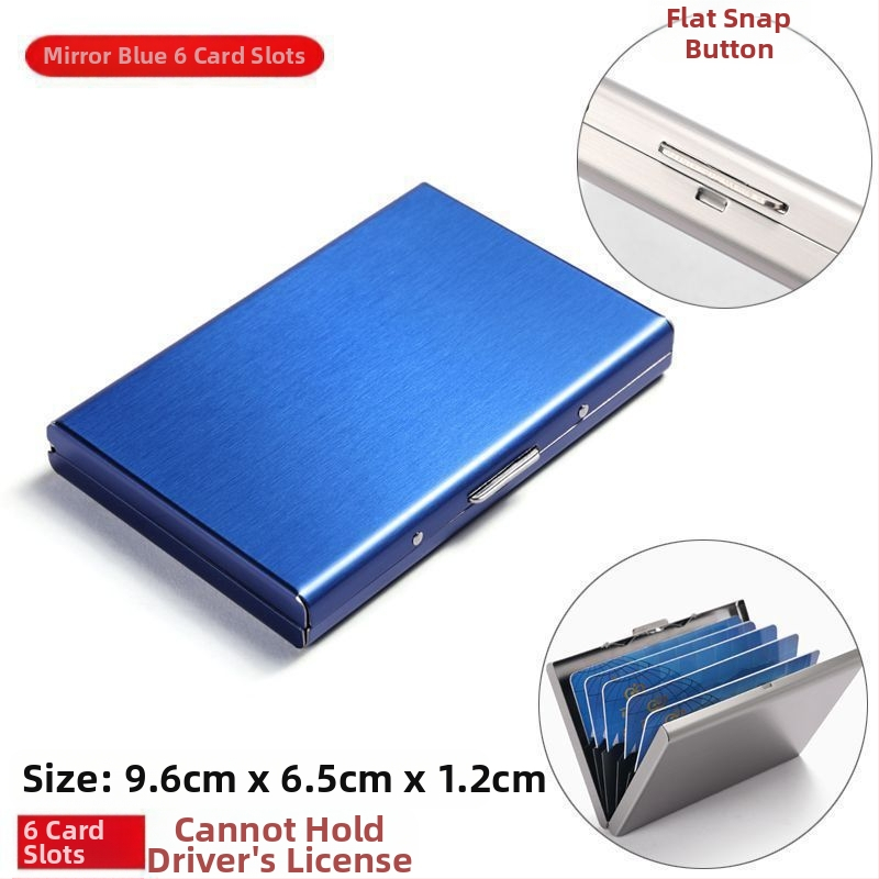 Καρτοθήκη από ανοξείδωτο ατσάλι - Αντιμαγνητικό, Unisex, Επιχειρηματικό στυλ