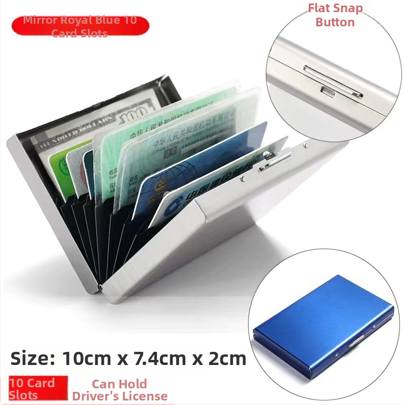 Καρτοθήκη από ανοξείδωτο ατσάλι - Αντιμαγνητικό, Unisex, Επιχειρηματικό στυλ