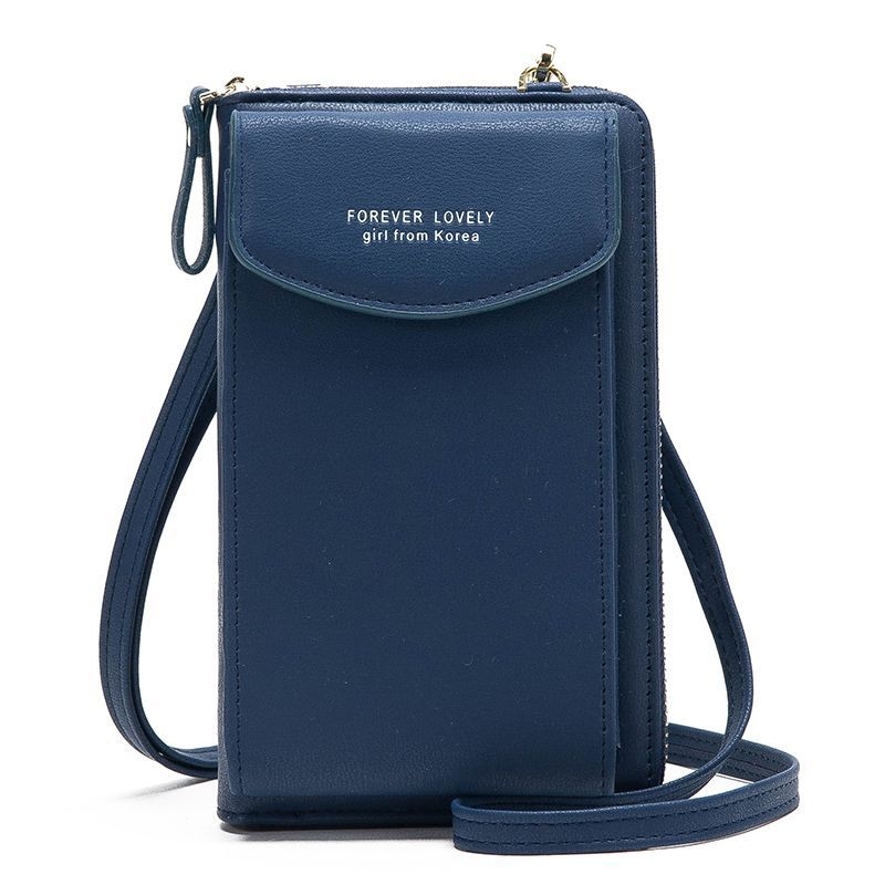 Τσάντα κινητού για γυναίκες, crossbody PU δέρμα, κατακόρυφο τετράγωνο σχήμα, μαγνητικό κούμπωμα, PU επένδυση