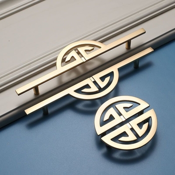 Λαβές για ντουλάπες και ντουλάπια, Νέος Κινέζικος Στυλ, Κράμα Ψευδάργύρου, Ηλεκτροπλατίωση, Μοντέλο 1533