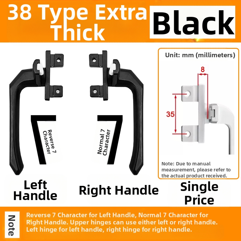 Λαβή παραθύρου – μοντέρνος μινιμαλιστικός σχεδιασμός, μοντέλο 050, υλικό: κράμα ψευδάργύρου