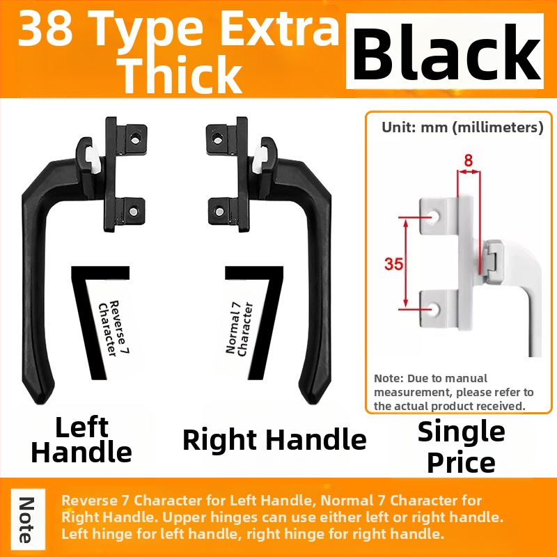Λαβή παραθύρου – μοντέρνος μινιμαλιστικός σχεδιασμός, μοντέλο 050, υλικό: κράμα ψευδάργύρου