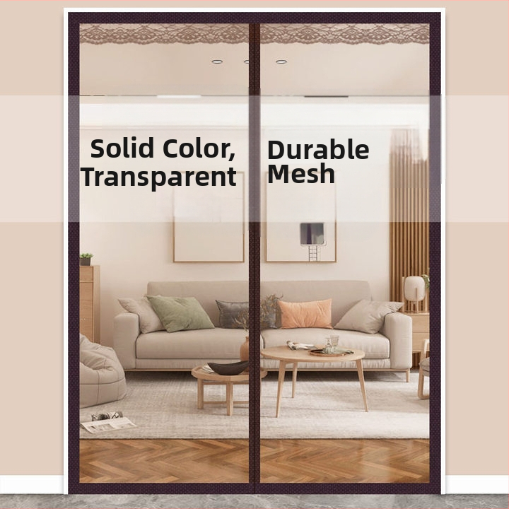 Κουρτίνα πόρτας αντιμουσουλίνων για κλιματιστικό με μαγνητικό διαμαντωδές πλέγμα και Velcro κούμπωμα; Υλικό: πλέγμα πόρτας; Κατάλληλη για υπνοδωμάτιο, μπαλκόνι και εμπορικούς χώρους; Στυλ: μοντέρνος μινιμαλισμός; Μοτίβο: ρίγες, μονόχρωμο, τετράγωνα