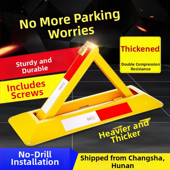 Χειροκίνητο κλείδωμα πάρκινγκ για γκαράζ με παχύτερο σταθερό στύλο