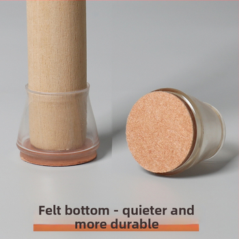 Калъфи за крака на столове и табуретки, износоустойчиви, удебелени, тихи и шумопоглъщащи