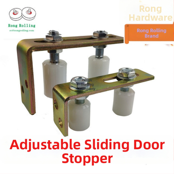 Найлонова плъзгаща врата ролка с двойна ролка и пластмасова шайба; фиксиран водач, модел 8l-1 / 8l-2