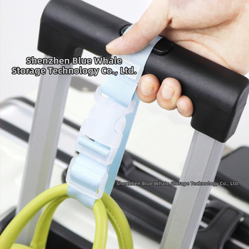 Bagažo kablio ir diržo komplektas, nailonas medžiaga, Blue Whale prekės ženklas, laisvalaikio kelionių stilius, ultralengvas, atsparus dėvėjimuisi