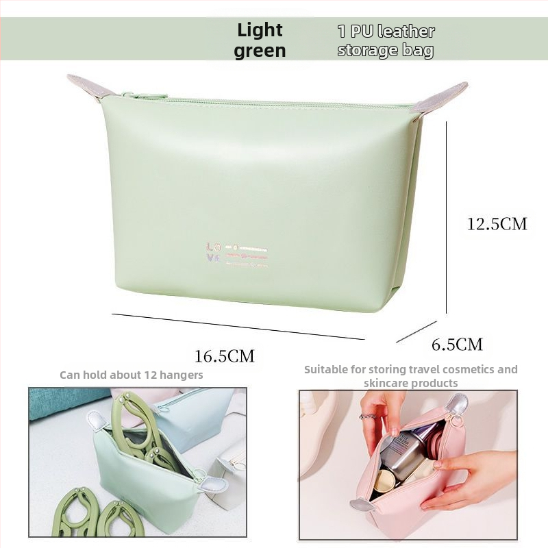 Πτυσσόμενη κρεμάστρα ταξιδιού για ρούχα - φορητός πλαστικός στεγνωτήρας ρούχων, σετ 8 τεμαχίων, μοντέρνος μινιμαλιστικός σχεδιασμός