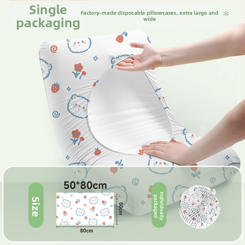 Еднократна калъка за възглавница – комплект за дома и пътуване, плътен нетъкан текстил | Travel You