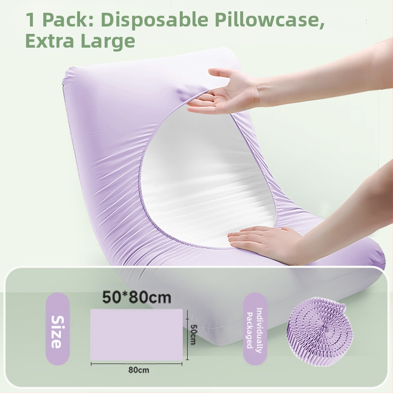 Еднократна калъка за възглавница – комплект за дома и пътуване, плътен нетъкан текстил | Travel You