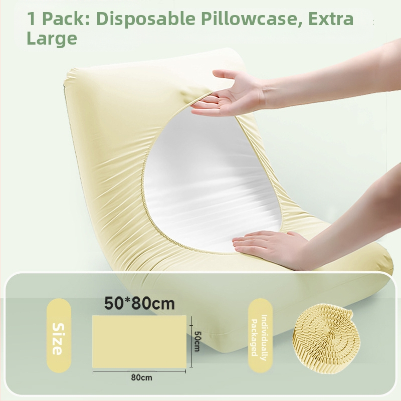 Еднократна калъка за възглавница – комплект за дома и пътуване, плътен нетъкан текстил | Travel You