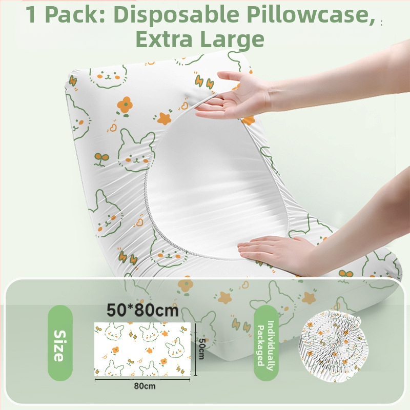 Еднократна калъка за възглавница – комплект за дома и пътуване, плътен нетъкан текстил | Travel You