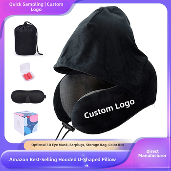 Μαξιλάρι σε σχήμα U για ταξίδια: μνήμη αφρού; κουκούλα; αποσπώμενο κάλυμμα; ύφασμα κατιονικό; μοντέρνο μινιμαλιστικό στυλ; βάρος ≤0.5 кг