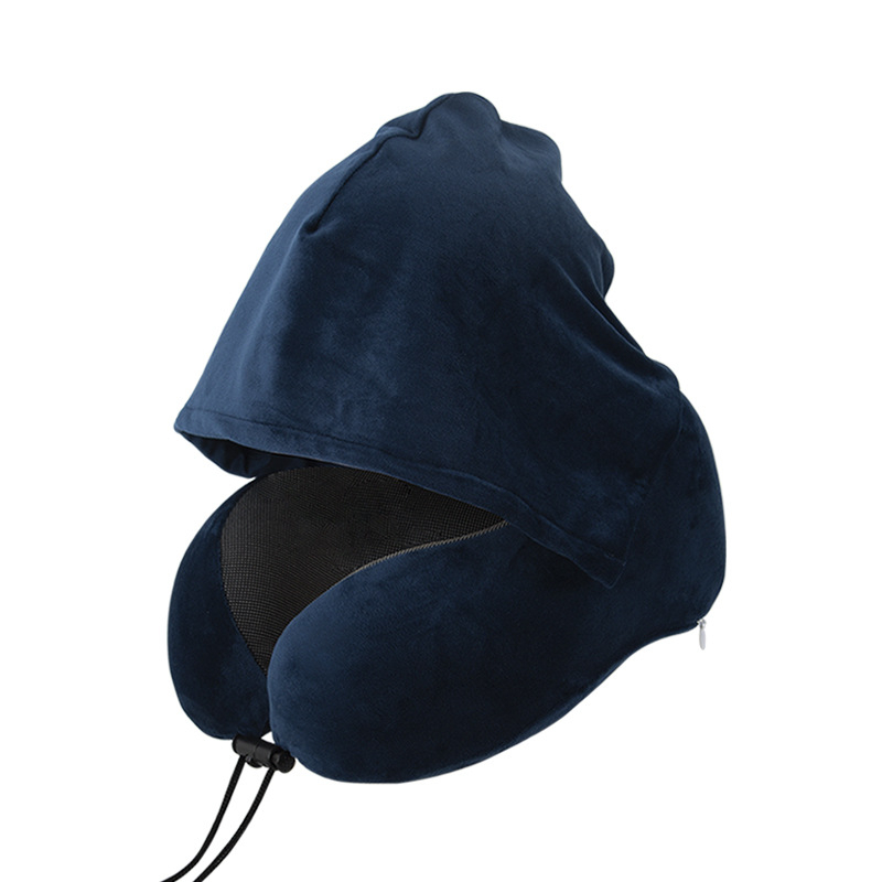 Μαξιλάρι σε σχήμα U για ταξίδια: μνήμη αφρού; κουκούλα; αποσπώμενο κάλυμμα; ύφασμα κατιονικό; μοντέρνο μινιμαλιστικό στυλ; βάρος ≤0.5 кг