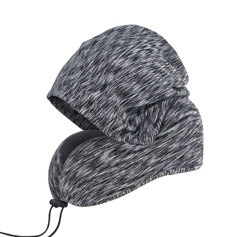 Μαξιλάρι σε σχήμα U για ταξίδια: μνήμη αφρού; κουκούλα; αποσπώμενο κάλυμμα; ύφασμα κατιονικό; μοντέρνο μινιμαλιστικό στυλ; βάρος ≤0.5 кг