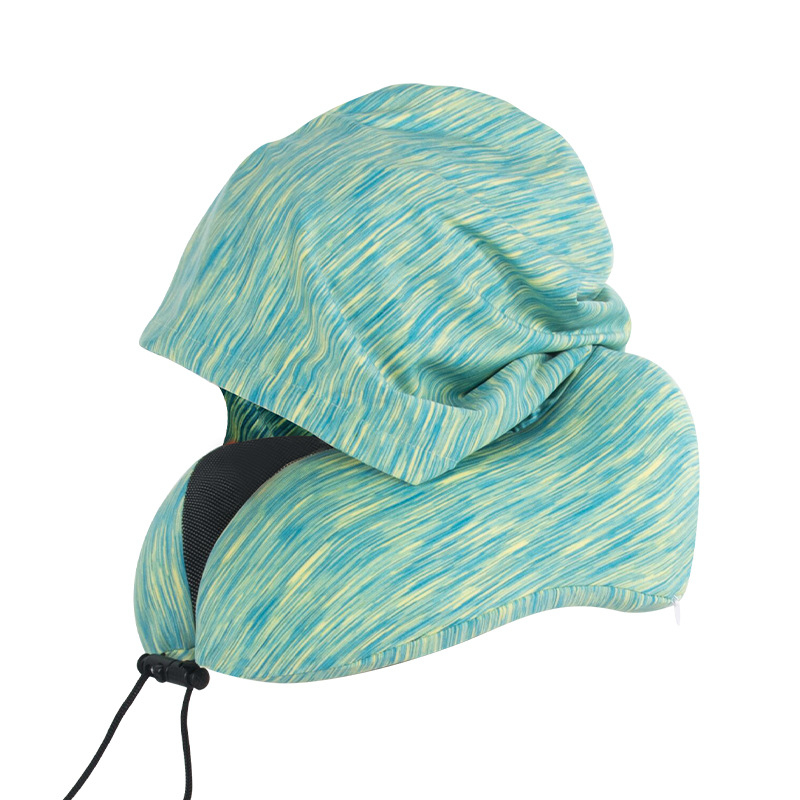 Μαξιλάρι σε σχήμα U για ταξίδια: μνήμη αφρού; κουκούλα; αποσπώμενο κάλυμμα; ύφασμα κατιονικό; μοντέρνο μινιμαλιστικό στυλ; βάρος ≤0.5 кг