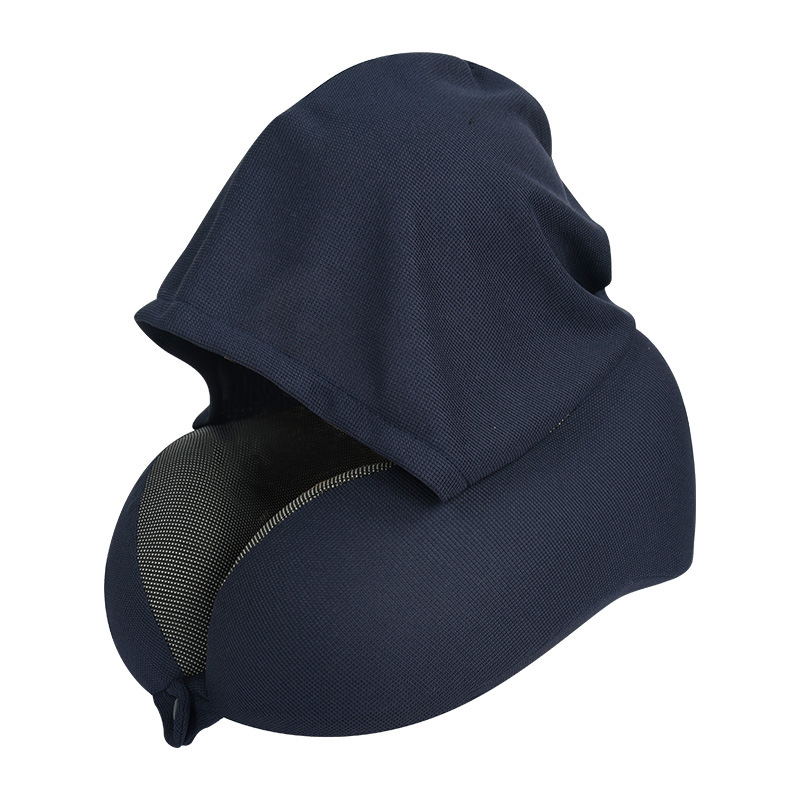 Μαξιλάρι σε σχήμα U για ταξίδια: μνήμη αφρού; κουκούλα; αποσπώμενο κάλυμμα; ύφασμα κατιονικό; μοντέρνο μινιμαλιστικό στυλ; βάρος ≤0.5 кг