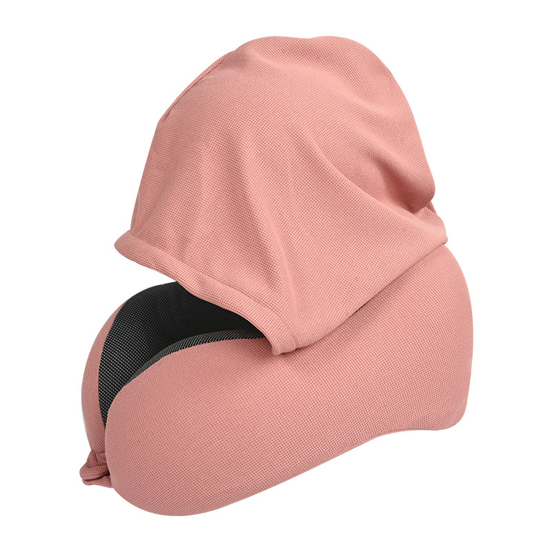 Μαξιλάρι σε σχήμα U για ταξίδια: μνήμη αφρού; κουκούλα; αποσπώμενο κάλυμμα; ύφασμα κατιονικό; μοντέρνο μινιμαλιστικό στυλ; βάρος ≤0.5 кг