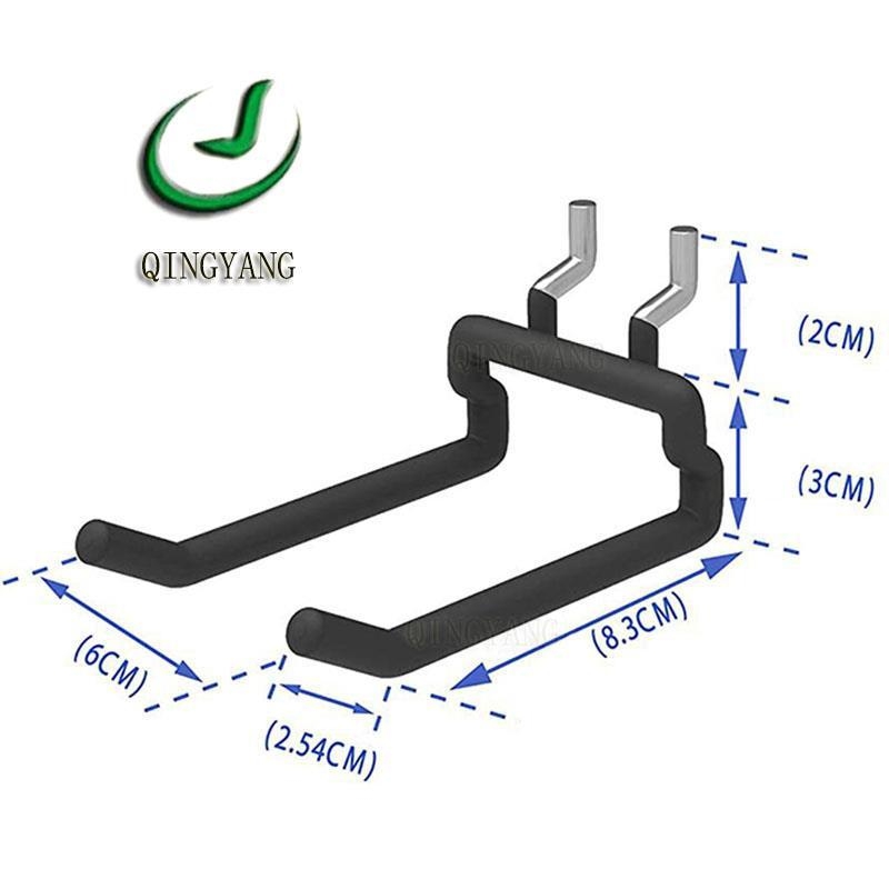 Πίνακας οπών (pegboard) για γραφείο – καθολικός οργανωτής εργαλείων, συμβατός με πίνακα οπών με κυκλικές οπές, απόσταση οπών 2,5 cm, δύο επιλογές τοποθέτησης