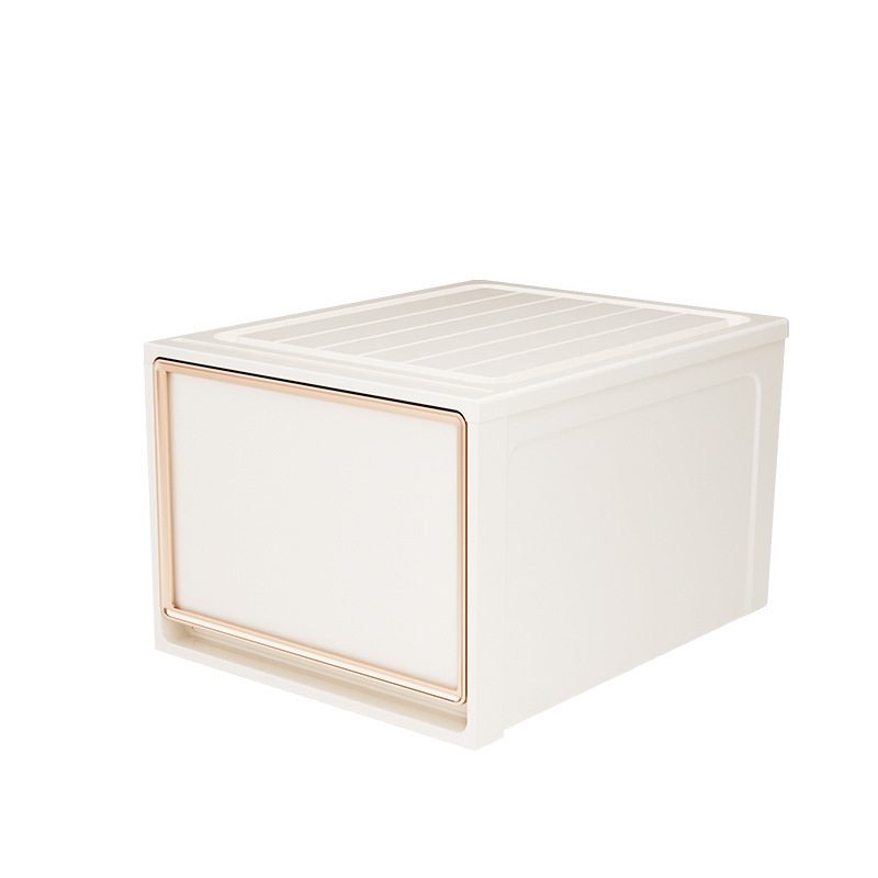 Пластмасова кутия за съхранение с чекмедже, PP, 60 л, преносима, прахоустойчива и влагоустойчива, без монтаж