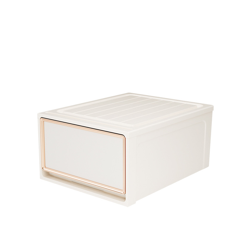 Пластмасова кутия за съхранение с чекмедже, PP, 60 л, преносима, прахоустойчива и влагоустойчива, без монтаж