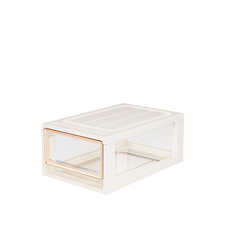 Пластмасова кутия за съхранение с чекмедже, PP, 60 л, преносима, прахоустойчива и влагоустойчива, без монтаж