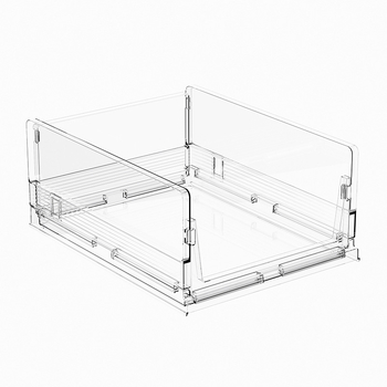 Κάδος αποθήκευσης ντουλάπας με συρόμενα συρτάρια, πλαστικός, μοντέλο WYS8319A-8320, ιαπωνικό στυλ, κυκλοφόρησε το 2019, συσκευασία 15 τεμάχια