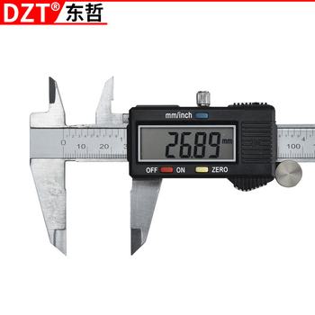 Ψηφιακό caliper από ανοξείδωτο ατσάλι, βιομηχανικής ποιότητας, διπλή κλίμακα μέτρων και ιντσών