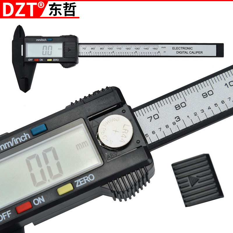 Ψηφιακό caliper από ανοξείδωτο ατσάλι, βιομηχανικής ποιότητας, διπλή κλίμακα μέτρων και ιντσών