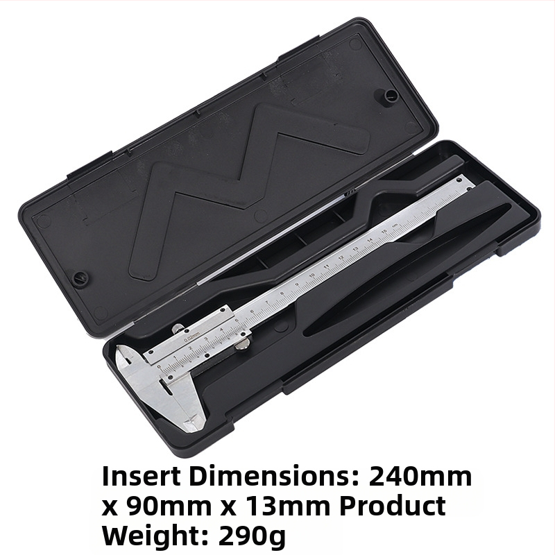 Ψηφιακό caliper από ανοξείδωτο ατσάλι, βιομηχανικής ποιότητας, διπλή κλίμακα μέτρων και ιντσών