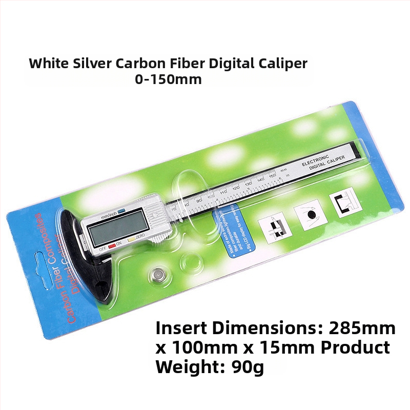 Ψηφιακό caliper από ανοξείδωτο ατσάλι, βιομηχανικής ποιότητας, διπλή κλίμακα μέτρων και ιντσών
