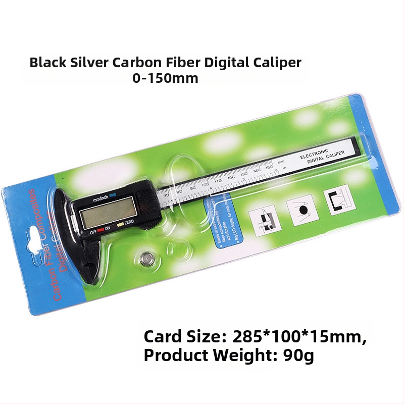 Ψηφιακό caliper από ανοξείδωτο ατσάλι, βιομηχανικής ποιότητας, διπλή κλίμακα μέτρων και ιντσών