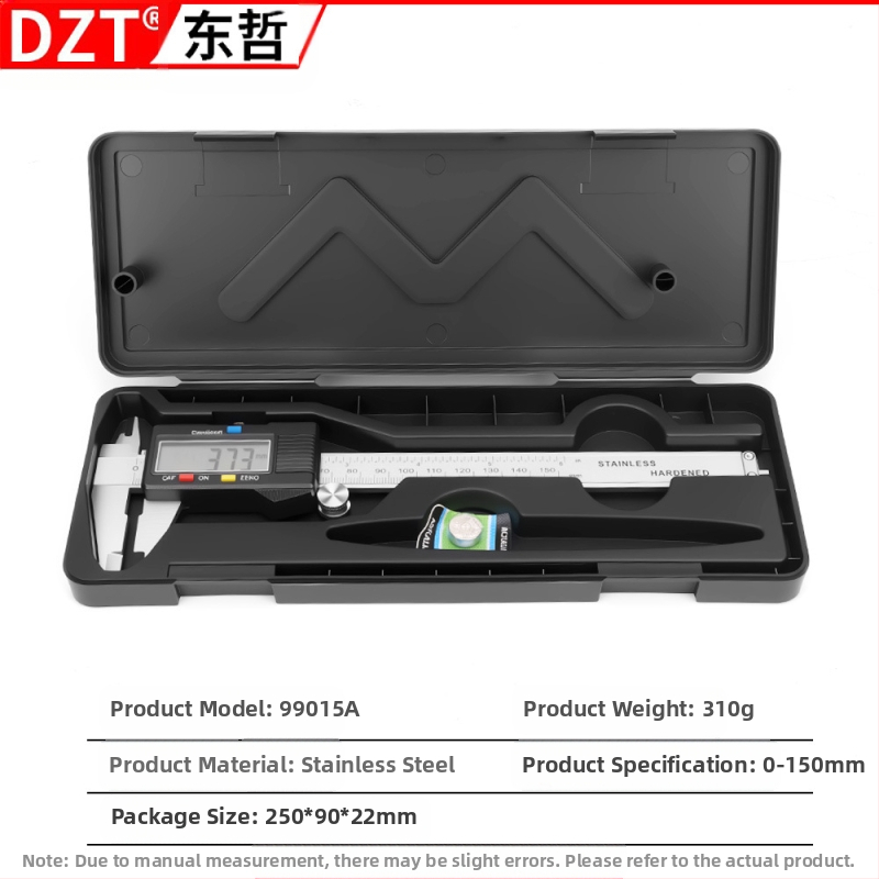 Ψηφιακό caliper από ανοξείδωτο ατσάλι, βιομηχανικής ποιότητας, διπλή κλίμακα μέτρων και ιντσών