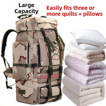 Ανδρικό σακίδιο για υπαίθριο ταξίδι μεγάλης χωρητικότητας, ακρυλικό υλικό, συμβατό με φορητό υπολογιστή 16 ιντσών, επένδυση Oxford