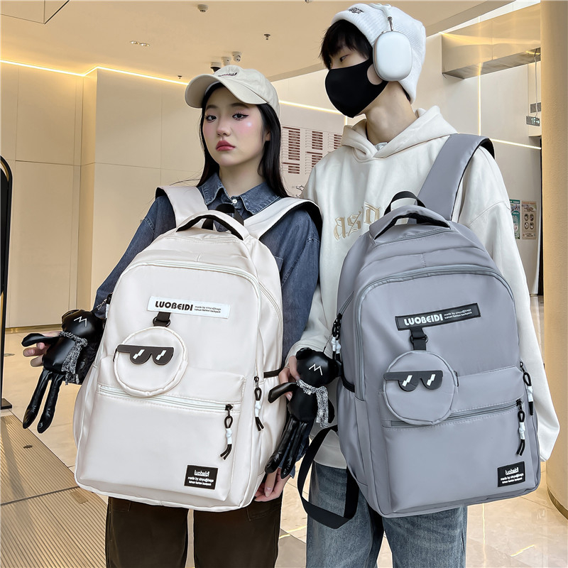 Harajuku stílusú hátizsák, 20–35L, 14 inch laptophoz, Magas minőségű kompozit anyag, Légpárnás vállpántok