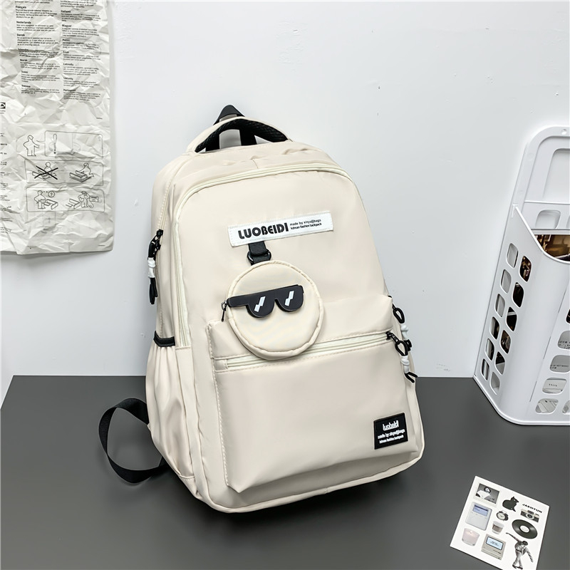 Harajuku stílusú hátizsák, 20–35L, 14 inch laptophoz, Magas minőségű kompozit anyag, Légpárnás vállpántok