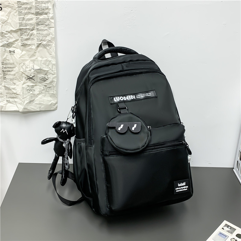 Harajuku stílusú hátizsák, 20–35L, 14 inch laptophoz, Magas minőségű kompozit anyag, Légpárnás vállpántok