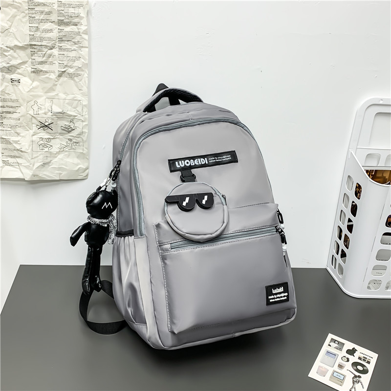 Harajuku stílusú hátizsák, 20–35L, 14 inch laptophoz, Magas minőségű kompozit anyag, Légpárnás vállpántok