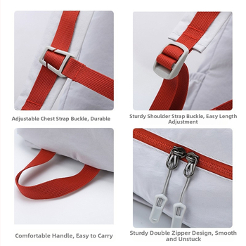 Αναδιπλούμενο σακίδιο πλάτης, υπερβολικά ελαφρύ, με μεγάλη χωρητικότητα, αδιάβροχο, επένδυση από νάιλον για εξορμήσεις σε εξωτερικούς χώρους