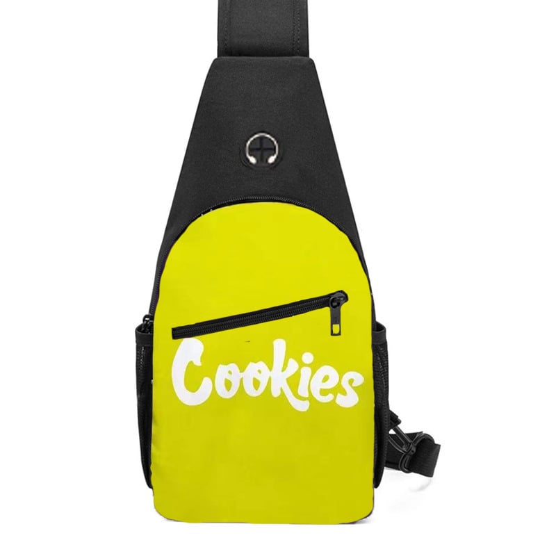 Ανδρική Τσάντα Ώμου σε Στυλ Street Trend — Υλικό Oxford cloth, Εσωτερικό Πολυεστέρας, Μοτίβο με Γράμματα