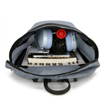 Unisex νάιλον αθλητικό σακίδιο, μονόχρωμο, αναπνεύσιμο, καμπύλες ιμάντες ώμου