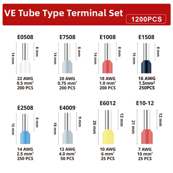 SANJIANG Tubu terminalo crimpo replės su ratchetu – taupymo dizainas, 45# plienas, 670 g