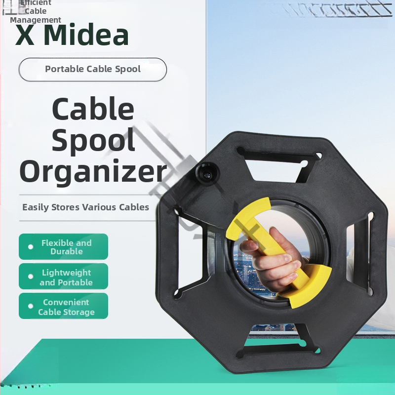 Пластмасова ролка за навиване на кабели, домашна употреба, съхранение
