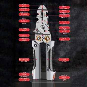 Z Πολυλειτουργικός ηλεκτρικός δοκιμαστής-στυλό με τσιμπίτσες για τράβηγμα και αποξήλωση καλωδίων | Βάρος 0.2